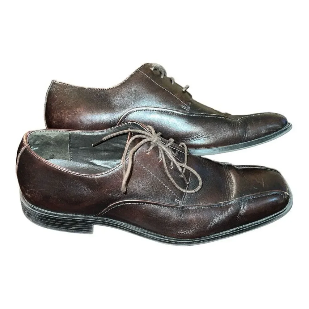 Stafford Signature Men's dress Shoes Size 81/2 M Braedon Dark Brown size 10.5